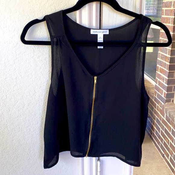 Ambiance Tops - Ambiance Apparel Sheer Blouse